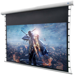 DELUXX CINEMA MOTORLEINWAND TENSION DARKVISION beamer freund