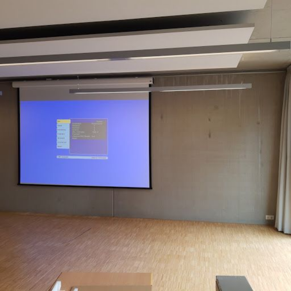 Screenshot 2025 09 09 at 19 53 56 Leinwand Business AV Loesung Aus Alt Mach Neu 3 Meter Leinwand Im Medienraum
