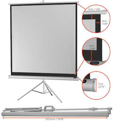 celexon Stativleinwand