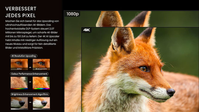 Hisense PL2 Laser TV mit 4k UHD Auflösung beamer-freund Düsseldorf, ansi lumen beamer, leinwand laser tv