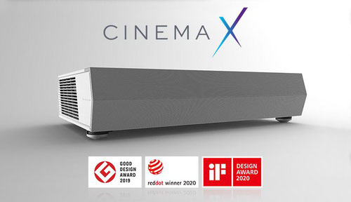 laser beamer, laser tv mit leinwand