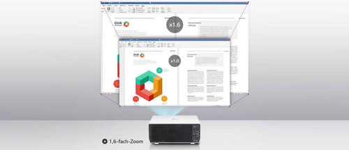 LG BU50NST - flexible Nutzung mit 1,6 fachem Zoom und LensShift - beamer-freund, ansi lumen beamer