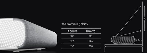 Samsung Laser TV LSP9 Ultrakurzdistanzbeamer  beamer-freund.de, laser projektoren, samsung laser tv