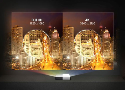 Samsung LSP7T FullHd - 4k Vergleich beamer-freund.de, beamer laser, 4k laser