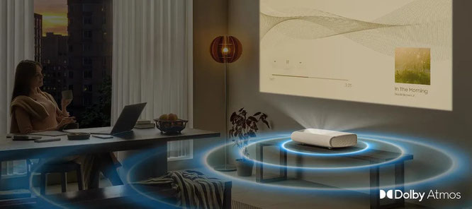 Samsung The Premiere 7 (2024) Dolby Atmos Sound beamer-freund, laser projektor, laser projektoren