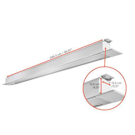 celexon Deckeneinbauleinwand Motor Professional Plus beamer freund 2