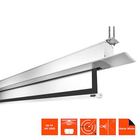 celexon Deckeneinbauleinwand Motor Professional Plus beamer freund 4
