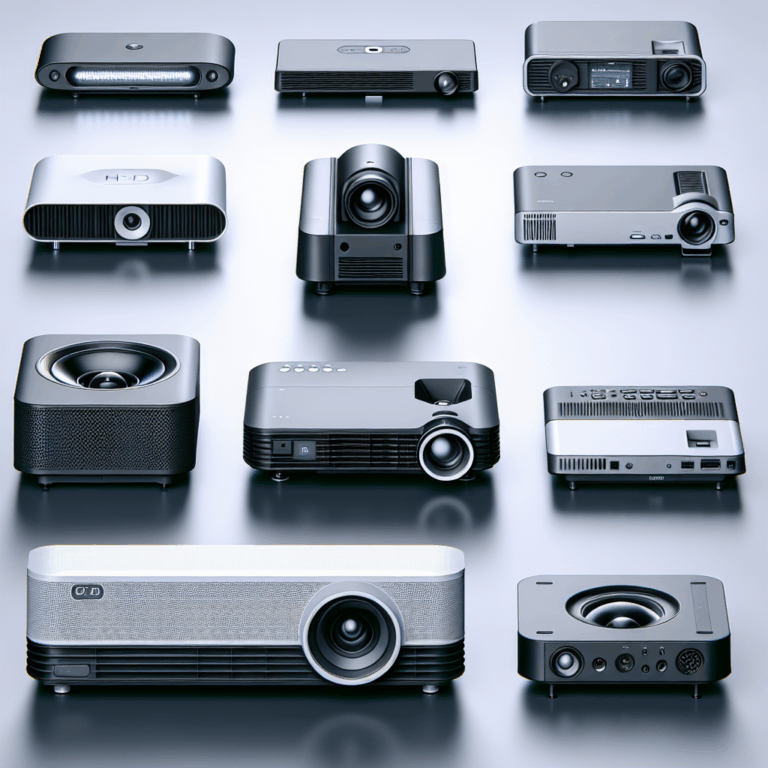 Beamer und Videoprojektor verschiedene Modelle