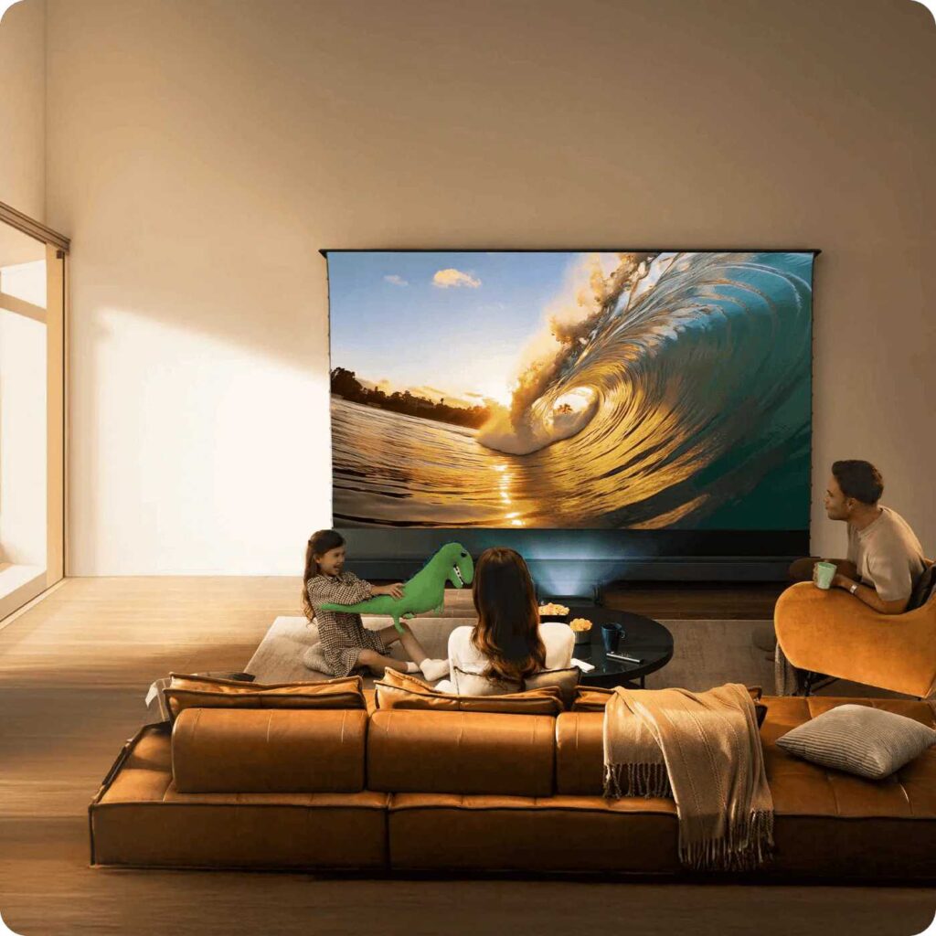 JMGO O2S Laser TV beamer freund 10 1