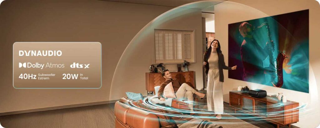 JMGO O2S Laser TV beamer freund 4